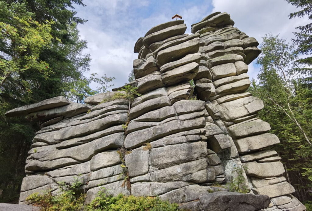 Geotope Bayern - Drei Brüder Felsen im Fichtelgebirge