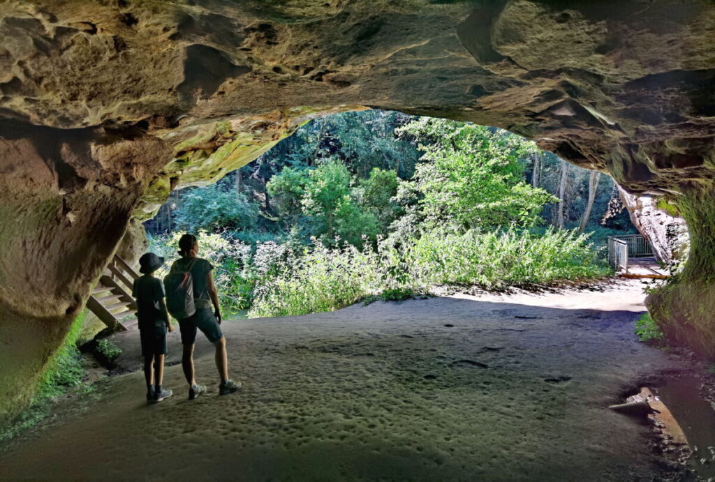 Geotope Bayern - idyllische Schwarzachklamm bei Nürnberg