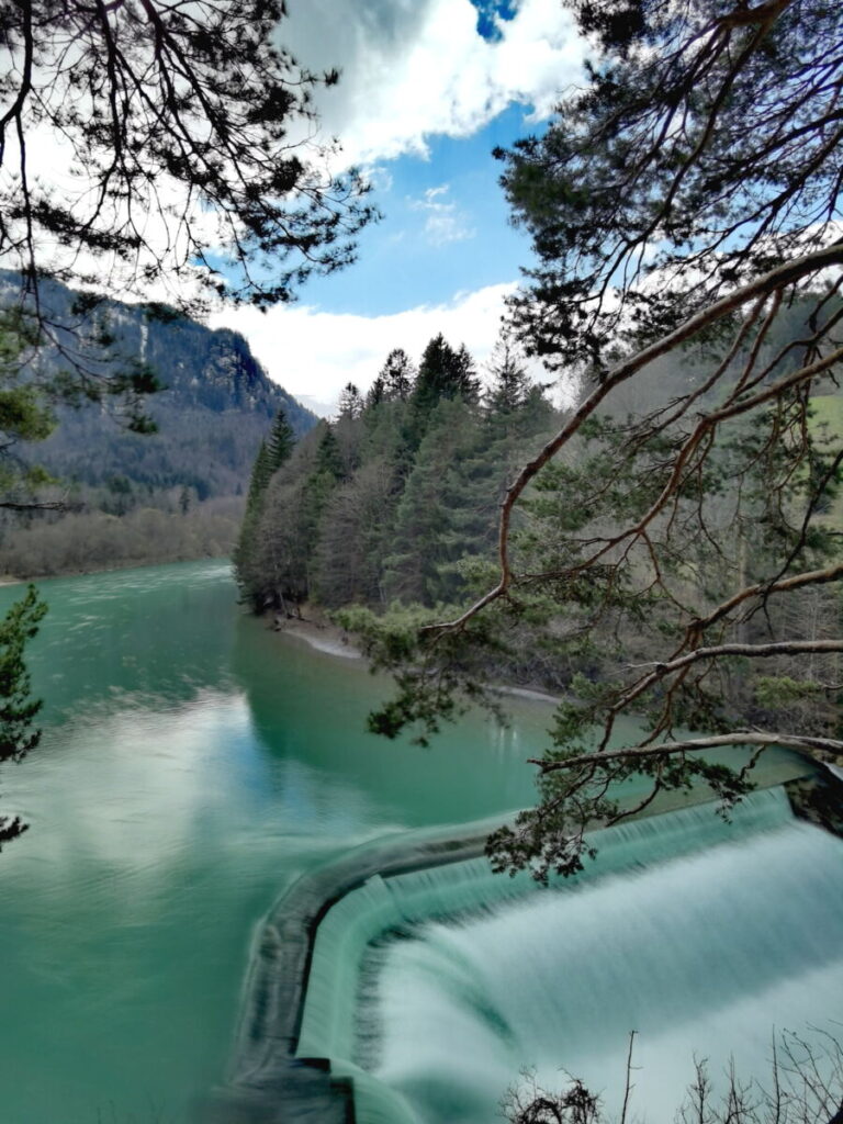 Lechfall Füssen Rundweg - Start und Ziel ist immer der Lechfall